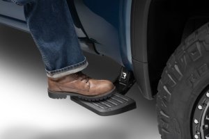 GMC Sierra 1500 Side Step - Side Mounted - AMP Research - BedStep2 - Black - `19-`26